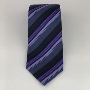 Banana Republic, Purple Striped Silk Tie